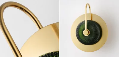 Настенный декоративный светильник Green Disk 25X8X31 CM 3