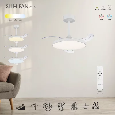 Люстра-вентилятор SLIM FAN mini 41X29,5 CM 7