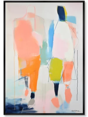 Набор из двух постеров на холсте Passers-by 75X105 / 75X105 CM 3
