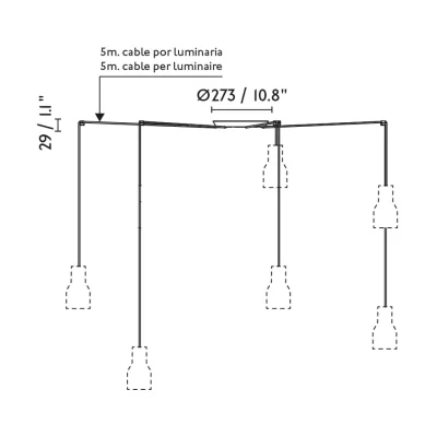 Люстра Whizz 4