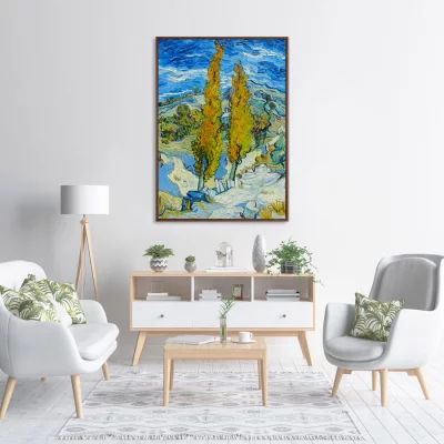 Постер The Poplars at Saint-Rémy 75X105 CM 3