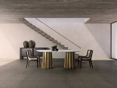 Овальный обеденный стол Lezey 200X100X76 CM 10