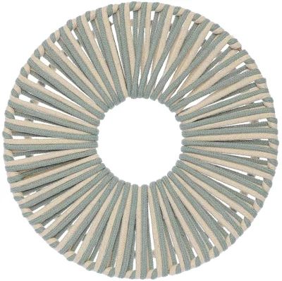 Корзина плетеная Dholak Mint Ethnic 35X35X45 CM 7
