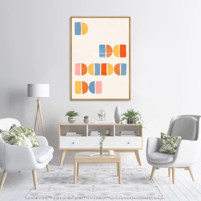 Постер на холсте Color vibes 75X105 CM 3