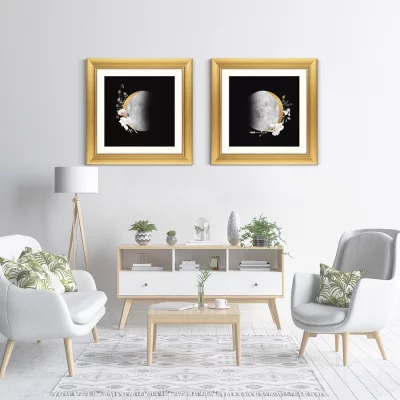 Диптих Lunar composition No3 61X61 / 61X61 CM 4