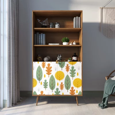 Книжный шкаф Berber 100X45X190 CM 4