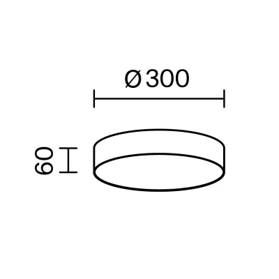 Потолочный светильник Зон 30 CM 10