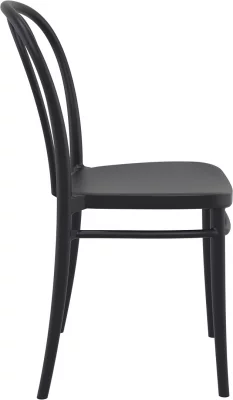 Стул пластиковый Victor 42X55X58 CM чёрный 5