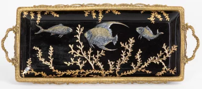 Блюдо декоративное Frea 43X18X9 CM 3