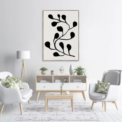 Репродукция на холсте Branches in color No9 75X105 CM 3