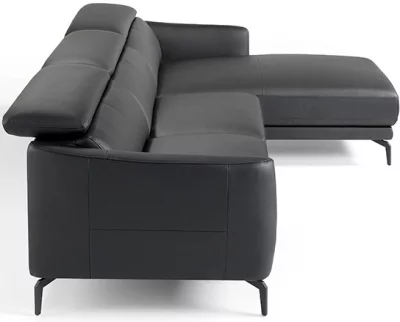 Угловой кожаный диван Chaiselongue 283X194X75/94 3