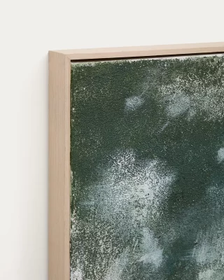 Абстрактная картина Selnar зелёная 202X122 CM 4