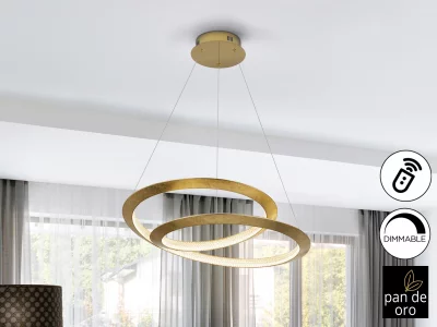 Подвесной светильник Eternity Ø60 золотой DIM 60X15 CM 7