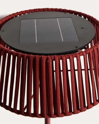 Уличный солнечный напольный светильник Aldet терракотовый 46X46X160 CM 5
