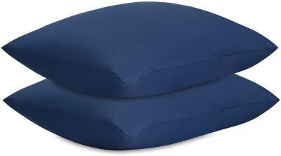 Комплект постельного белья из сатина Essential 200X220 CM тёмно-синего цвета 10