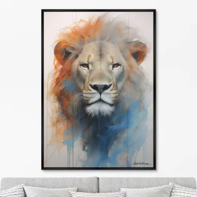 Постер на холсте Enlightened Lion 75X105 CM 6