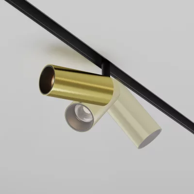 Трековый светильник Focus LED черный/золотой 5