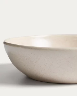 Бежевая керамическая суповая миска Sermin 21.7X21.7X6 CM 4