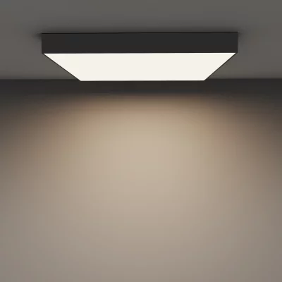 Потолочный светильник Zon черный 600x600 мм 7