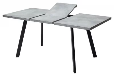Раскладной обеденный стол BRICK M 120 Бетон Портленд / Чёрный 120X85X75 CM 6