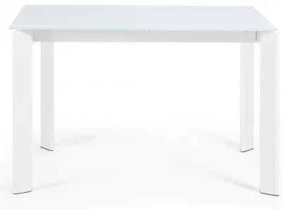 Раскладной стеклянный стол Atta 120-180X80X76 CM 3