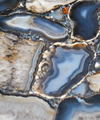 Вспомогательный столик Mystical Agate 40X40X50 CM 3