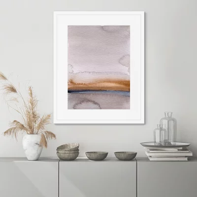 Постер Late evening river bank 42X52 CM 3