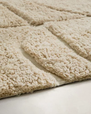 Ковер Nak из бежевой шерсти с жаккардовым узором 200X300 CM 5