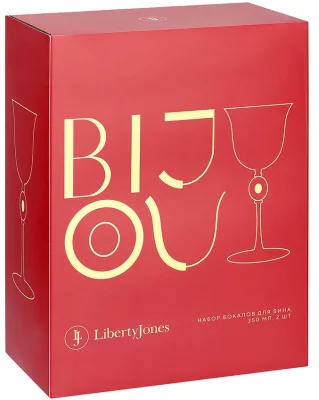 Набор из двух бокалов для вина Bijou 350 ml 9