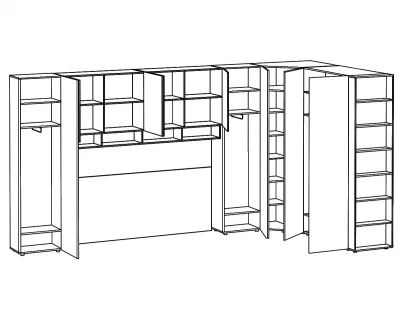 Композиция Modus 70 458X236X233 CM 3