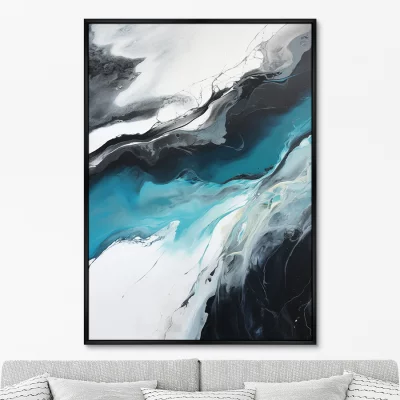 Постер на холсте Ocean in the ice 75X105 CM 6