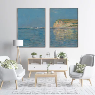 Диптих Low Tide at Pourville 75X105 / 75X105 CM 5