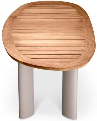 Обеденный стол для улицы Free Form 259X110X76 CM 4
