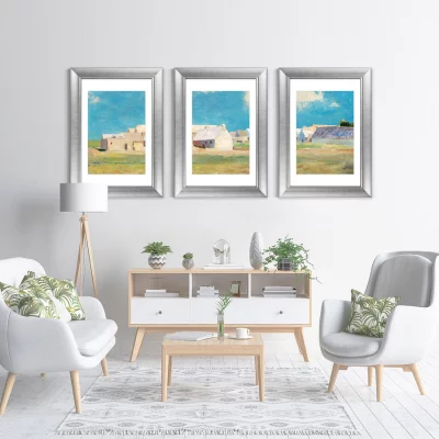 Набор из 3-х картин Breton Village 51X71 / 51X71 CM  6