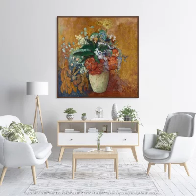Постер Vase of Flowers 105X105 CM 3