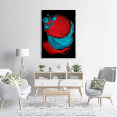 Постер на холсте Forms and colors 75X105 CM 3
