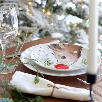 Набор из четырёх тарелок Deer Friends Ø21 CM 4