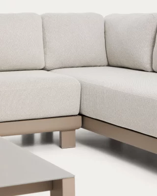 Комплект с угловым диваном на 5 мест и журнальным столиком Nerano 282X212X80 CM 4