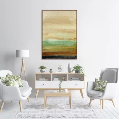 Репродукция на холсте When the sun went down 75X105 CM 3