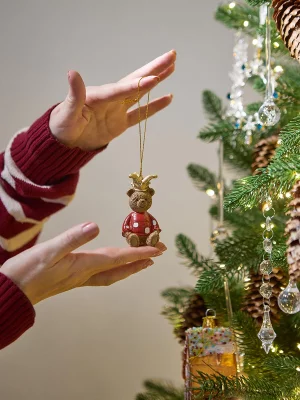 Набор ёлочных украшений classic christmas charm из коллекции new year essential, 4 шт. 7