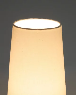 Настольная лампа Amire из дерева в тёмной отделке 20X20X50 CM 5