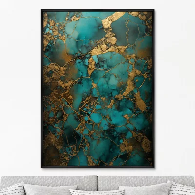 Постер на холсте Malachite melancholy 75X105 CM 6