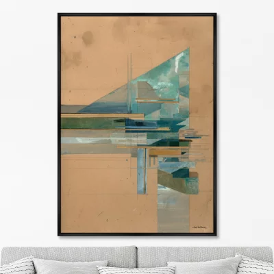 Постер на холсте Landscape in the Drawing 75X105 CM 6