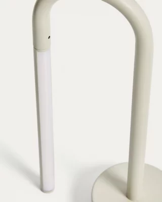 Портативная настольная лампа Bow, серая 15X9X30 CM 3