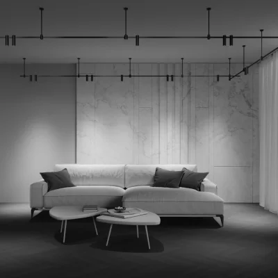 Трековый светильник Focus Led черный 5