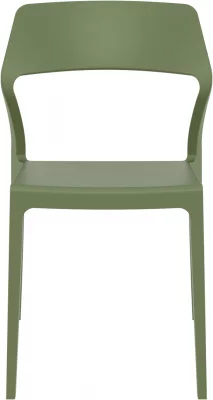 Стул пластиковый Snow 52X56X83 CM зелёный 4