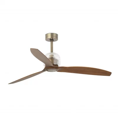 Потолочный вентилятор Deco Fan золотой/деревянный 128X128X39 CM 6