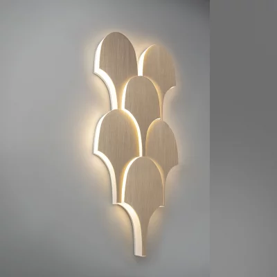Настенный светильник Serea L золотой 12X4X24 CM 4