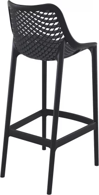 Стул пластиковый барный Air 45X53X105 CM чёрный 3