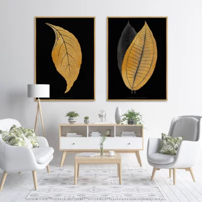 Постеры на холсте Two leaves 75X105 / 75X105 CM 4
